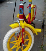 Predám dievčenský bicykel vhodný od 3 rokov – fotka 2